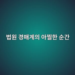 배당기일 법원 경매계의 아찔한 순간, 누락된 배당표와 현장 대처의 기술 3 ebb295ec9b90 eab2bdeba7a4eab384ec9d98 ec9584ecb094ed959c ec889ceab084 1789376685