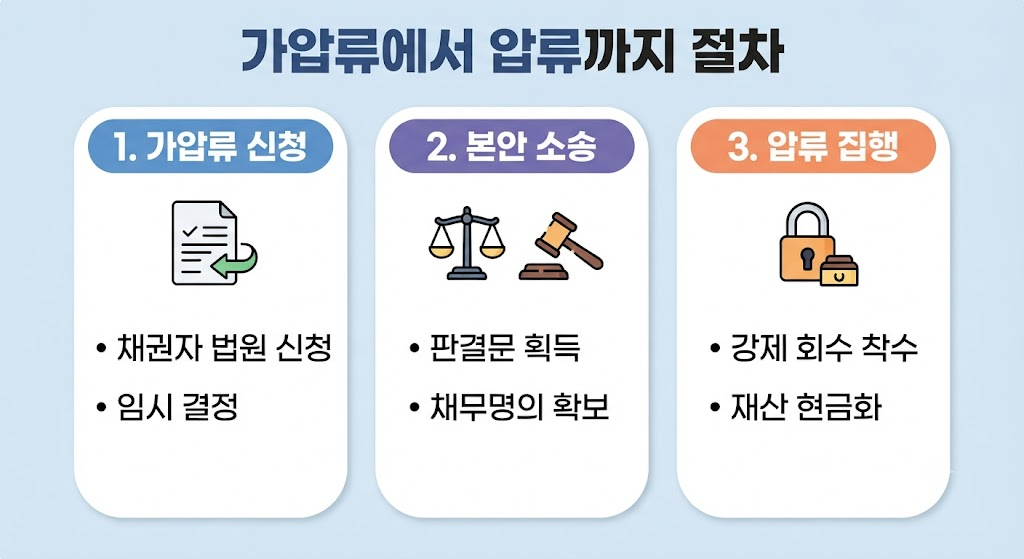 압류와 가압류의 결정적 차이: 채무명의 유무로 가르는 실전 법률 상식 1 압류와 가압류