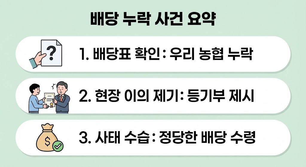 배당기일 법원 경매계의 아찔한 순간, 누락된 배당표와 현장 대처의 기술 1 배당기일 법원